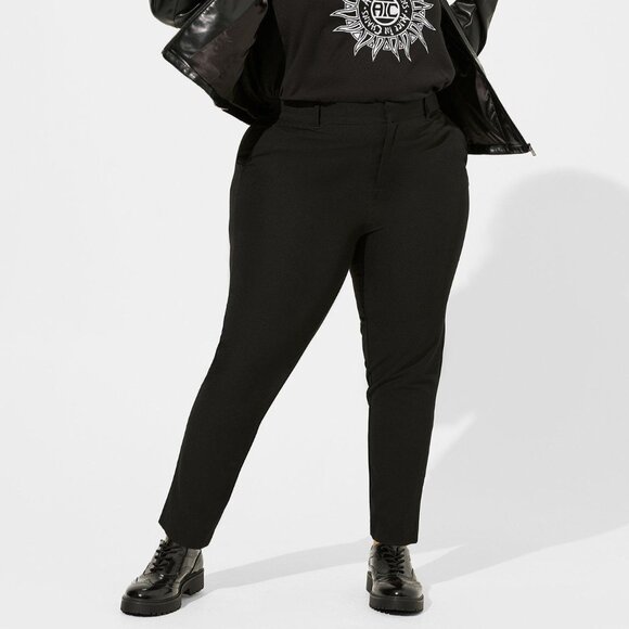 ❤️NWT VINTAGE TORRID TWILL PANTS - HIGH RISE COMFORT FLEX WAIST - PLUS SIZE - Picture 1 of 9